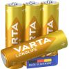 Varta Longlife tužková baterie AA alkalicko-manganová, 2800 mAh, 1.5 V, 4 ks