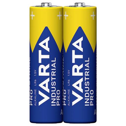 Varta Industrial Pro tužková baterie AA alkalicko-manganová, 2.96 Ah, 1.5 V, 2 ks