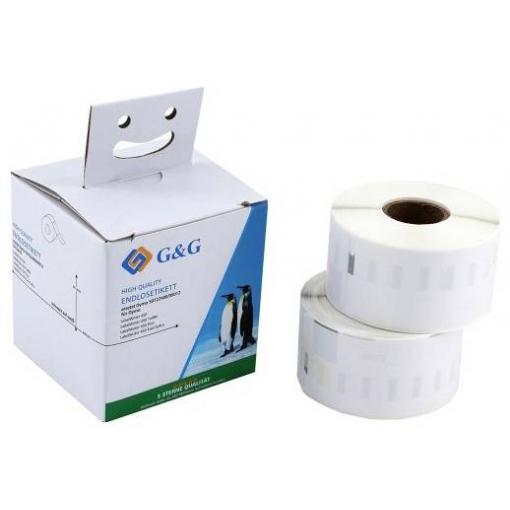 G&G etikety kompatibilní náhradní DYMO 99012, S0722400 36 x 89 mm papír thermodirekt bílá 520 ks trvalé Adresní nálepky BM-D-G-99012