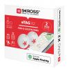 Skross eTAG X2 GPS navigace lokalizace zavazadel, multifunkční lokátor bílá 1 pár