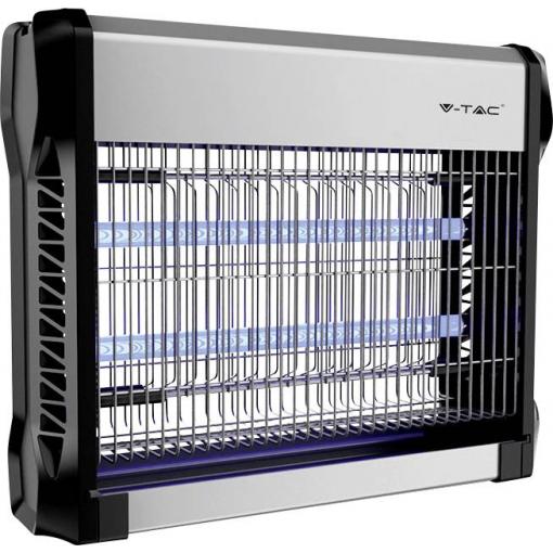 V-TAC VT-3216 11179 likvidátor hmyzu UV světlo 16 W (Ø x v) 354 mm x 93.5 mm hliník, černá 1 ks