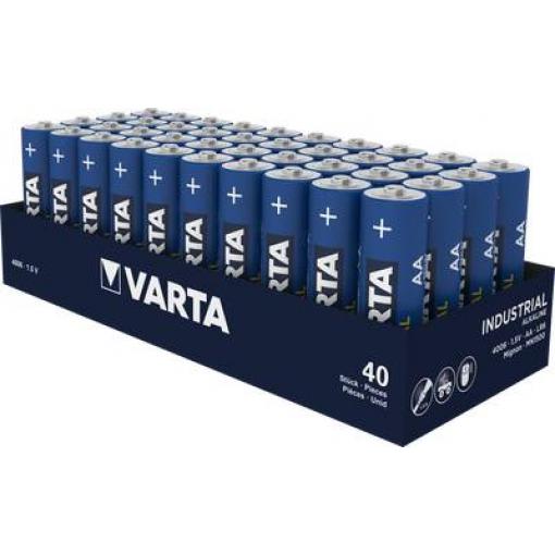 Varta Industrial Pro tužková baterie AA alkalicko-manganová, 2.97 Ah, 1.5 V, 4 ks