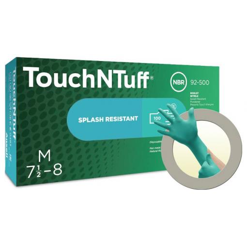 Ansell TouchNTuff 92500080 100 ks nitril jednorázové rukavice Velikost rukavic: M, 7.5, 8 EN 21420:2020