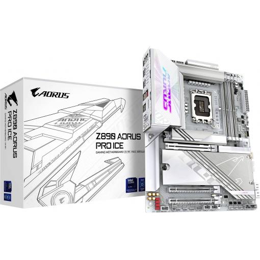 Gigabyte Z890 AORUS PRO ICE Základní deska Socket (PC) Intel® 1851 Tvarový faktor ATX Čipová sada základní desky Intel® Z890