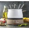 DOMO DO736F fondue 1500 W indikátor, 8 napichovátek na fondue dřevo, bílá