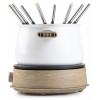 DOMO DO736F fondue 1500 W indikátor, 8 napichovátek na fondue dřevo, bílá