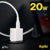 Aqiila W1 USB nabíječka, 1x USB-C®, 20 W, bílá