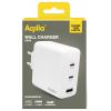 Aqiila W4 USB nabíječka, 1x USB A , 2x USB-C®, 120 W, Dodávka energie, Quick Charge 3.0, QC 4+, bílá