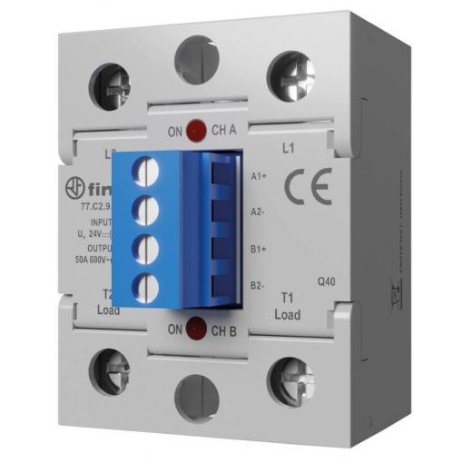 Finder polovodičové relé 77C290248671 50 A Spínací napětí (max.): 660 V/AC Spínající podle okamžité hodnoty 1 ks