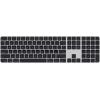 Apple Magic Keyboard Touch ID NumKey Bluetooth® klávesnice německá, QWERTZ, Macintosh černá nabíjecí, čtečka otisků prstů, s číselnou klávesnicí