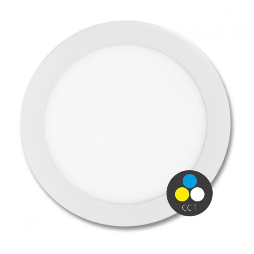 Svítidlo LADA LED mini panel, podhled., 18W, 1550lm, CCT, kruh., bílé   LED-WSL-CCT/18W/BI