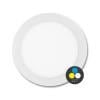 Svítidlo LADA LED mini panel, podhled., 12W, 960lm, CCT, kruh., bílé  LED-WSL-CCT/12W/BI