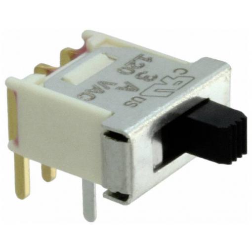 C & K Switches TS01AGE Slide Switch TS Series posuvný přepínač 120 V/AC, 28 V/DC 3 A 1x zap/zap 1 ks Bulk