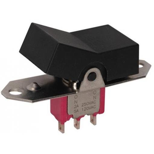 C & K Switches 7203J3V3QE2 Rocker Switch 7000 Series 120 V/AC, 28 V/DC 5 A 2x zap/vyp/zap 1 ks Bulk