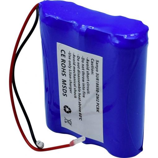 Sanyo 3/UR18650-ZM2 PCBK speciální akumulátor 18650 s kabelem Li-Ion 11.1 V 2420 mAh 1 ks
