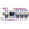 Multifunkční měřič V-A-W D52-2066, 40–300 V AC / 100 A, DIN lišta