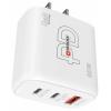 Skross Power Charger 65W PD GaN US USB nabíječka, 1x USB A , 2x USB-C®, 65 W, Dodávka energie, bílá