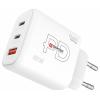 Skross Power Charger 65W PD GaN EU USB nabíječka, 1x USB A , 2x USB-C®, 65 W, Dodávka energie, bílá