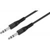 Monacor 0065680 jack audio propojovací kabel [1x jack zástrčka 6,3 mm (stereo) - 1x jack zástrčka 6,3 mm (stereo)] 1.2 m černá