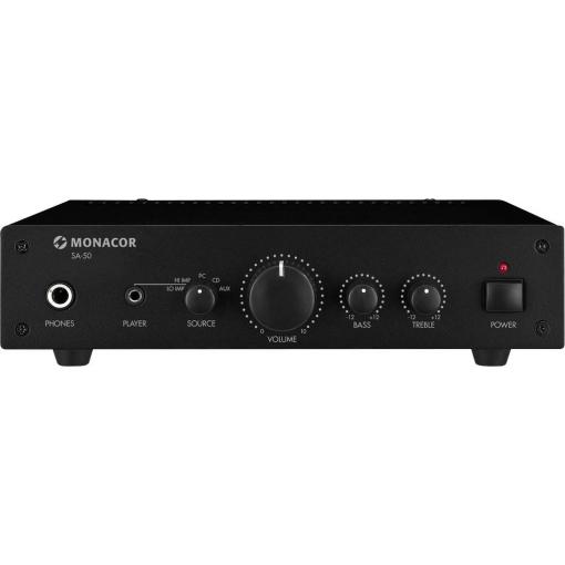 Monacor SA-50 stereo zesilovač 2 x 25 W