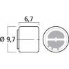 Monacor 0233660 mikrofon 1.5 - 10 V Rozsah frekvence=50 Hz - 16000 Hz