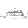 Monacor EDL-82HQ ELA stropní reproduktor, 100 W, 100 V, bílá/černá, 1 ks
