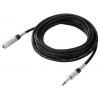 Monacor 0060730 jack audio prodlužovací kabel [1x jack zástrčka 6,3 mm (mono) - 1x jack zásuvka 6,3 mm (mono)] 6 m černá