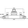 Monacor EDL-70/WS ELA stropní reproduktor, 100 V, bílá, 1 ks