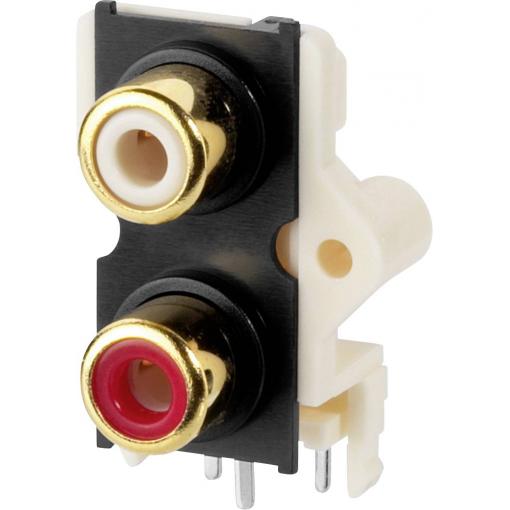 Monacor T-720G cinch vestavná zásuvka