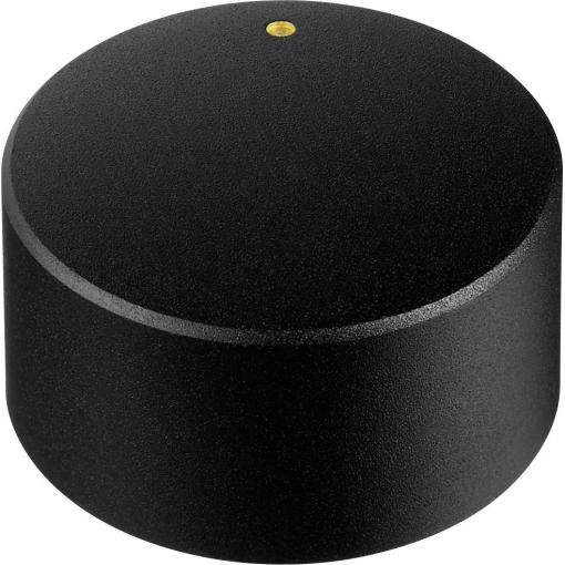 Monacor 0033200 KN-130 otočný knoflík černá, zlatá (Ø) 30 mm 1 ks