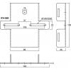 Monacor ITH-300 Sada držáku stožáru