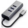 Satechi ST-TC2N1USB31AM USB Hub 3 porty USB-A, RJ45 USB 3.0 5 GBit/s vesmírná šedá ST-TC2N1USB31AM