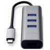 Satechi ST-TC2N1USB31AM USB Hub 3 porty USB-A, RJ45 USB 3.0 5 GBit/s vesmírná šedá ST-TC2N1USB31AM