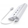 Satechi ST-TCHCRS USB Hub 3 porty USB-A, SD, microSD USB 3.0 5 GBit/s stříbrná ST-TCHCRS