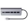 Satechi ST-TCHCRM USB Hub 3 porty USB-A, SD, microSD USB 3.0 5 GBit/s vesmírná šedá ST-TCHCRM