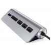 Satechi ST-TCHCRM USB Hub 3 porty USB-A, SD, microSD USB 3.0 5 GBit/s vesmírná šedá ST-TCHCRM