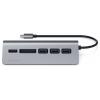 Satechi ST-TCHCRM USB Hub 3 porty USB-A, SD, microSD USB 3.0 5 GBit/s vesmírná šedá ST-TCHCRM