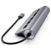 Satechi ST-TCHCRM USB Hub 3 porty USB-A, SD, microSD USB 3.0 5 GBit/s vesmírná šedá ST-TCHCRM
