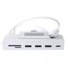 Satechi ST-UCICHS USB Hub 3 + 1 port USB-A, USB-C®, SD, microSD USB 3.0 5 GBit/s stříbrná Clamp Hub