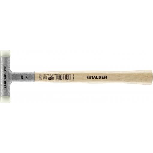 Halder SUPERCRAFT 3366.020 palička s ergonomickou rukojetí, tvrdé, bez zpětného rázu 245 g 300 mm 1 ks