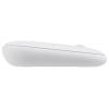 Logitech Pebble Mouse 2 M350s optická myš, přenos Bluetooth®, 3 tlačítko, 400 dpi, 4000 dpi, bílá