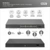 Digitus DN-95348-2 DN-95348-2 19 síťový switch 24 + 2 porty 10 / 100 / 1000 MBit/s funkce PoE