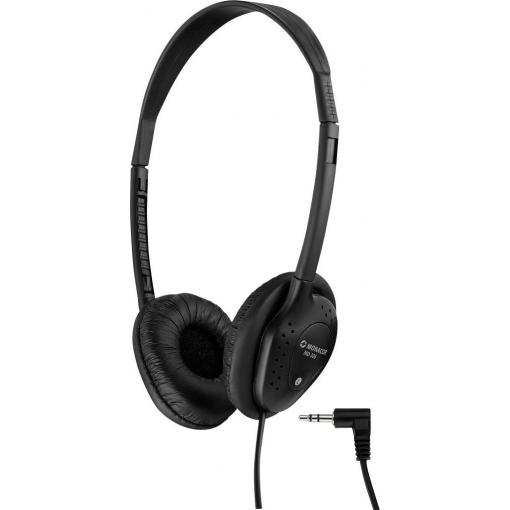 Monacor MD-306 sluchátka otevřená (On Ear) kabelová stereo otočná sluchátka