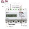 Elektroměr EA770 3 fázový digitální na DIN lištu