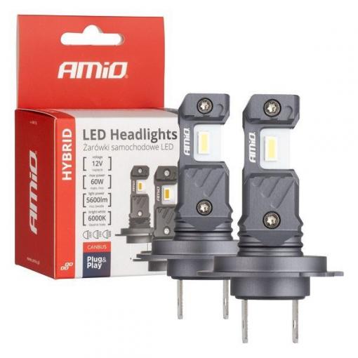 LED autožárovky HYBRID H7/H18, 6000K, 60W, CANBUS, sada 2 ks
