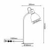 Brilliant Erena 94555/01 stolní lampa E27 červená