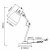 Brilliant Bailie 94591/22 stolní lampa E14 šedá