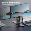 Digitus USB-C® dokovací stanice DA-70915 vč. funkce nabíjení, integrovaná čtečka karet, napájení USB-C®