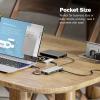 Digitus USB-C® dokovací stanice DA-70915 vč. funkce nabíjení, integrovaná čtečka karet, napájení USB-C®