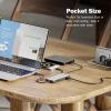 Digitus USB-C® dokovací stanice DA-70914 vč. funkce nabíjení, integrovaná čtečka karet, napájení USB-C®